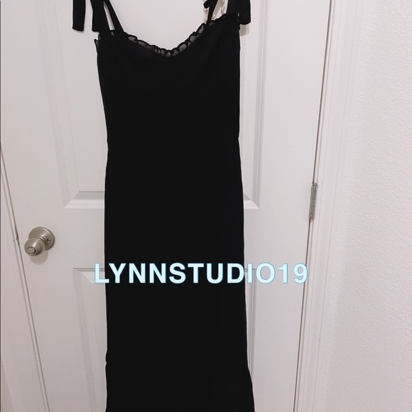 ๐ NWOT Reformation Nikita Dress Black - Picture 5 of 7